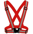 AG590D SZELKI ODBLASKOWE KAMIZELKA RED