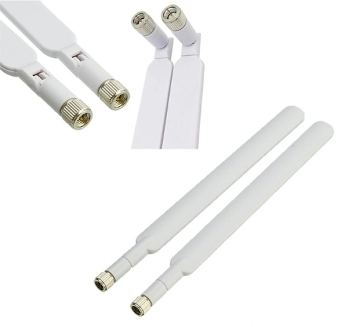 AK115B 2 x ANTENA ROUTER LTE SMA BIAŁA