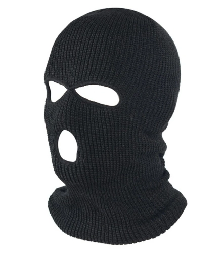 BQ42D KOMINIARKA BALACLAVA 3 OTWORY BLAC