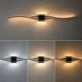 ZD196 LAMPA ŚCIENNA 3 KOLORY ŚWIATŁA 35W CZARNA