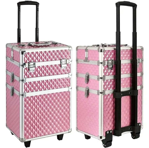 CA19C KUFER NA KÓŁKACH 3w1 61X36X25 PINK