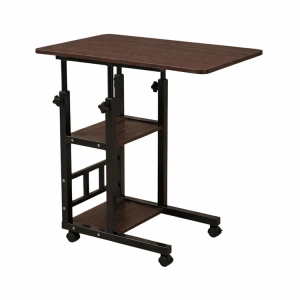 SL17 MOBILNY STOLIK POD LAPTOPA CIEMNE DREWNO