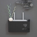 AG986A UCHWYT PÓŁKA NA ROUTER WIFI CZARNY