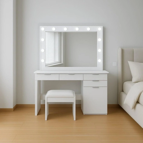 CA32 TOALETKA KOSMETYCZNA LED + TABORET