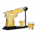 DA514 ZESTAW KARAFKA PISTOLET + 2 KIELISZKI