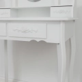 CA35 TOALETKA KOSMETYCZNA LED + TABORET BIAŁY