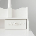 CA35 TOALETKA KOSMETYCZNA LED + TABORET BIAŁY