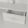 CA35 TOALETKA KOSMETYCZNA LED + TABORET BIAŁY