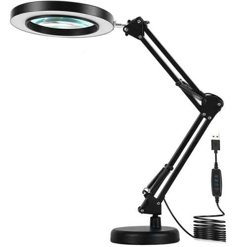 ZD144Z (10szt) LAMPKA LUPA KOSMETYCZNA BIURKOWA