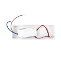 ZD199 LAMPKA ŚCIENNA ŁUK 40CM BIAŁA NEUTRALNA SREBRNA