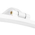 ZD199 LAMPKA ŚCIENNA ŁUK 40CM BIAŁA NEUTRALNA SREBRNA