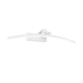ZD199 LAMPKA ŚCIENNA ŁUK 40CM BIAŁA NEUTRALNA SREBRNA