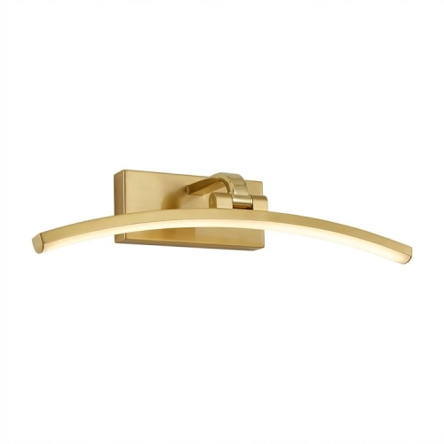 ZD200 LAMPKA ŚCIENNA ŁUK 60CM BIAŁA NEUTRALNA ZŁOTY