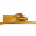 ZD200 LAMPKA ŚCIENNA ŁUK 60CM BIAŁA NEUTRALNA ZŁOTY