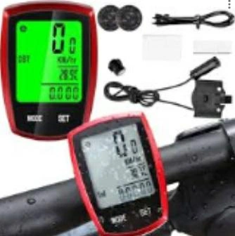 RW40A LICZNIK ROWEROWY BEZPRZEWODOWY CZERWONY