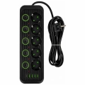 DA714A PRZEDŁUŻACZ ZASILAJĄCY 5M 4xUSB
