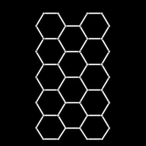 ZD211E LAMA LED 14 HEXAGONÓW 234X405CM