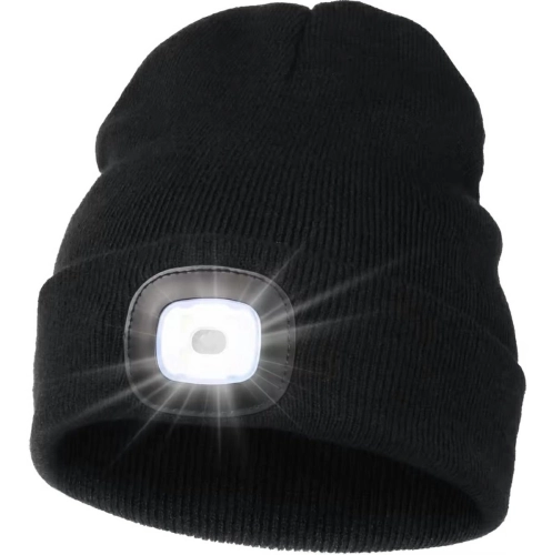 BQ83 CZAPKA Z LATARKĄ LED