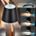 ZD167 BEZPRZEWODOWA LAMPKA NOCNA DOTYKOWA NA BUTELKĘ CZARNA