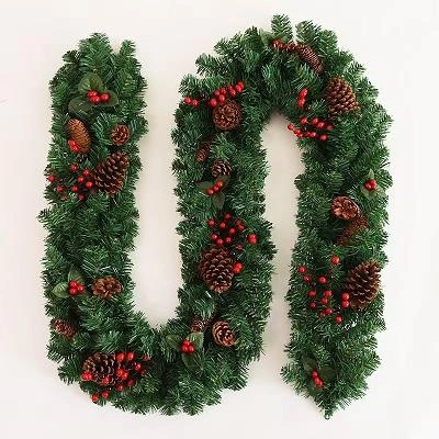 DA797 GIRLANDA ŚWIĄTECZNA 100CM + OZDOBY