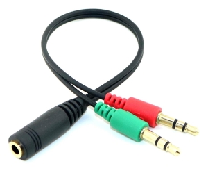 AK268A ADAPTER KABEL MINI JACK SŁUCHAWKI