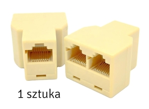 RJ5A ROZGAŁĘŹNIK RJ45-G/2RJ45-G
