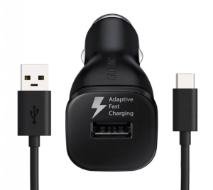 Ładowarka samochodowa USB Samsung szybka 2A +kabel