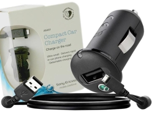 Ładowarka samochodowa Sony AN400 EC450 1,2A Kabel