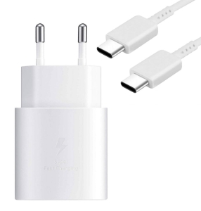 Ładowarka SAMSUNG SUPER FAST CHARGE A40S A70 S10 EP-TA800 DG977 White