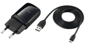 Ładowarka sieciowa HTC Desire One 1A + kabel